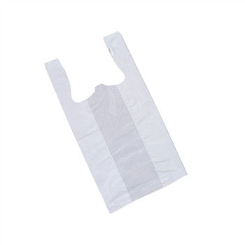 Medium White Shopping Bags